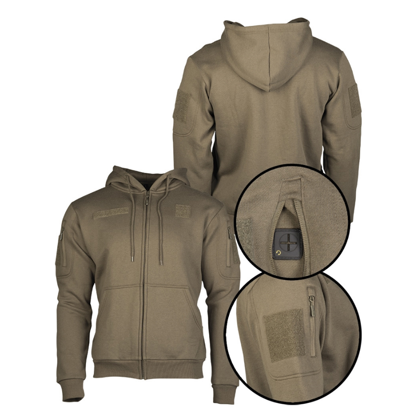 Ζακέτα Ranger Green Tactical Hoodie (Green) της Mil-Tec STU71385 trazeras|STU71385