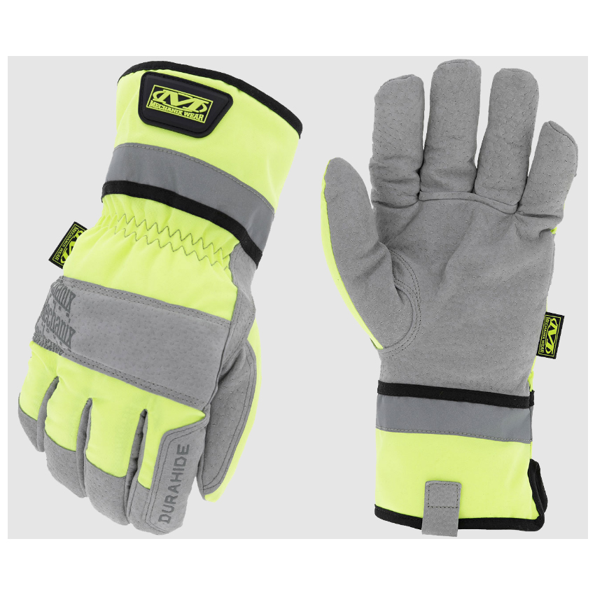 Γάντια Coldwork Leather Gauntlet Hi-Viz (Yellow/Grey) της Mechanix VAS71777 trazeras|VAS71777