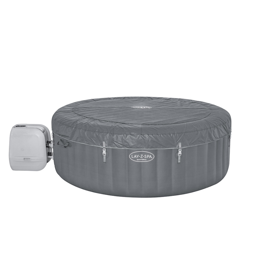 Φουσκωτό Santorini Hydro Jet 216x80cm της Lay-Z-SPA UNI73056 trazeras|UNI73056