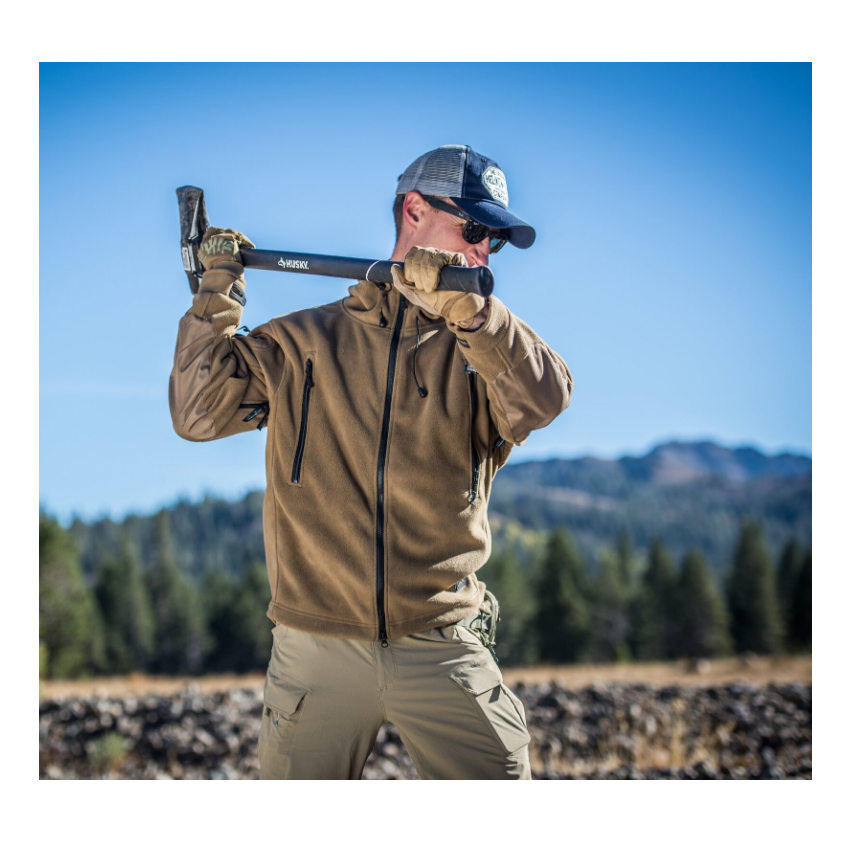 Τζάκετ Patriot Double Fleece (Shadow Grey) της Helikon-Tex LIK73149 trazeras|HEL73149