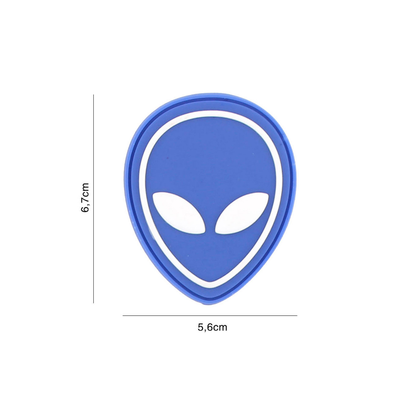 PVC Σήμα Patch, 3D Alien (Blue) της 101INC, VAN73489 trazeras|VAN73489
