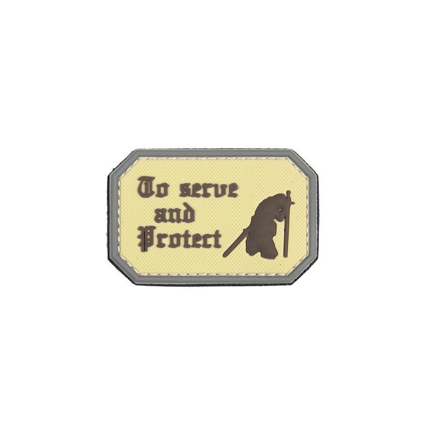 Σήμα Patch PVC, To Serve And Protect (Coyote) της 101INC, VAN73600 trazeras|VAN73600