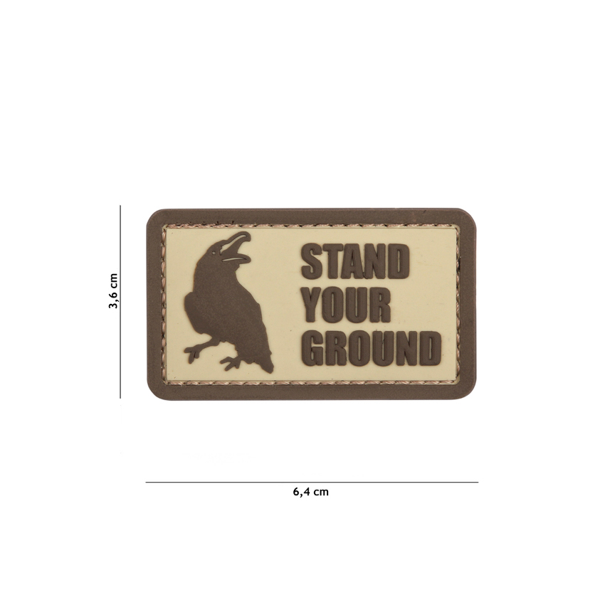 Σήμα Patch PVC, Stand Your Ground (Coyote) της 101INC, VAN73601 trazeras|VAN73601