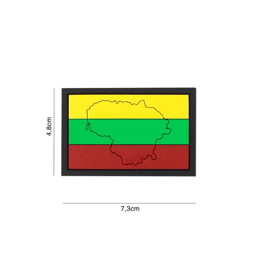 Σήμα Patch PVC, Lithunia Contour της 101INC, VAN73611 trazeras|VAN73611