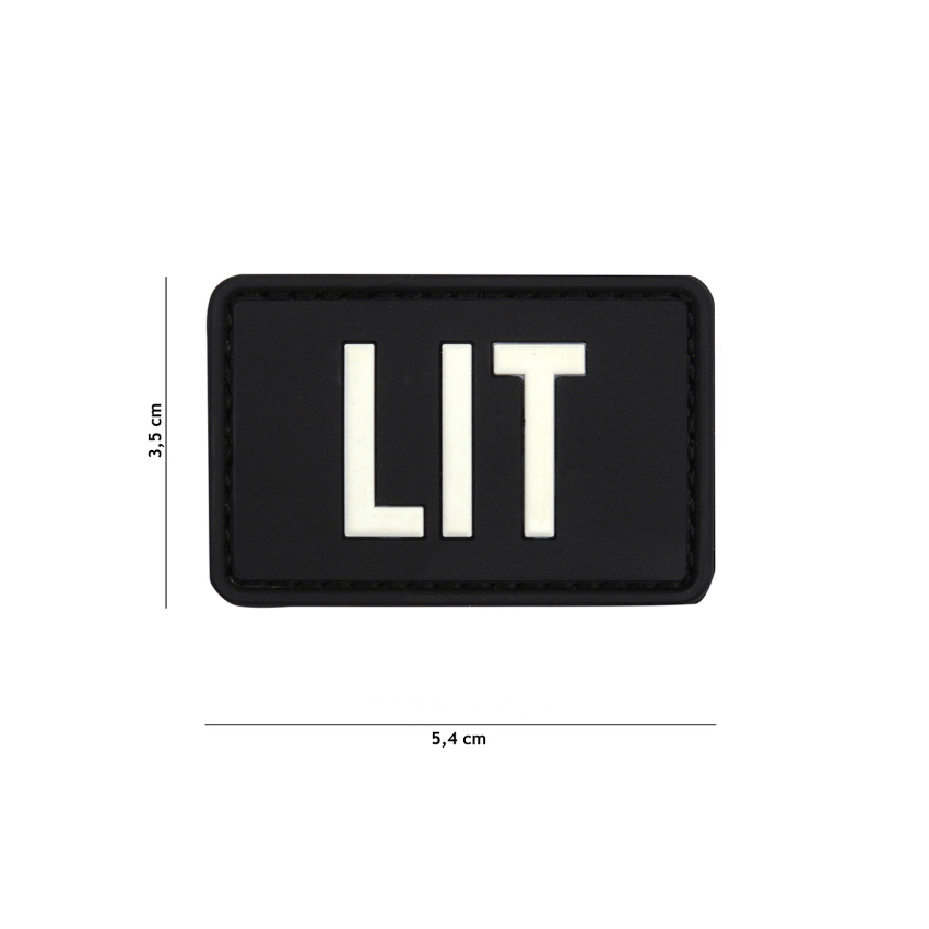 Σήμα Patch PVC, Lit (Black) της 101INC, VAN73619 trazeras|VAN73619