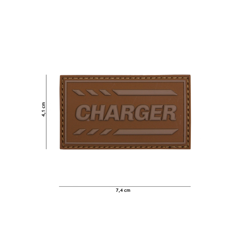 Σήμα Patch PVC, Charger (Black) της 101INC, VAN73620 trazeras|VAN73620