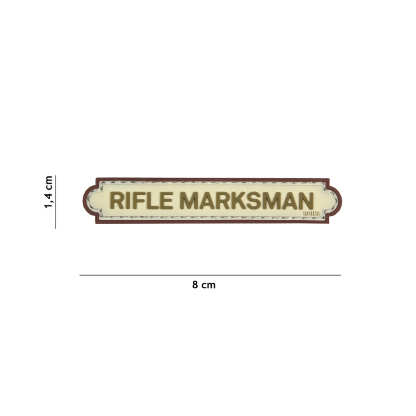 Σήμα Patch PVC, Rifle Marksman (Sand) της 101INC, VAN73623 trazeras|VAN73623