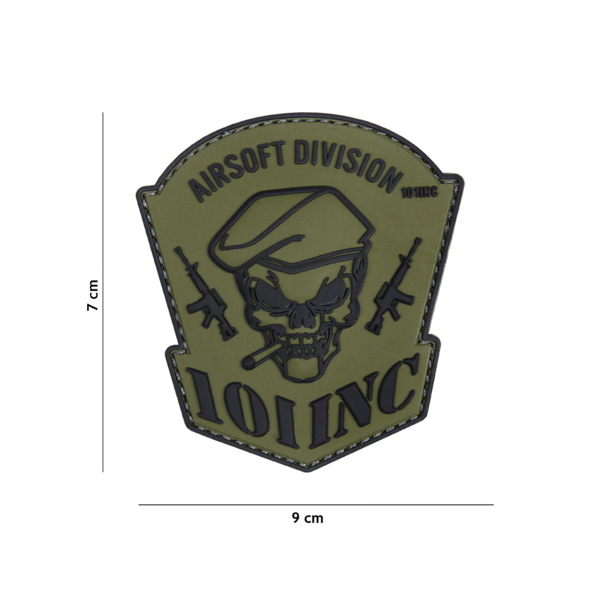 Σήμα Patch PVC, Airs. Division (Green) της 101INC, VAN73635 trazeras|VAN73635