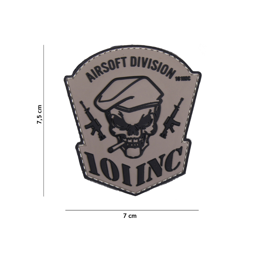 Σήμα Patch PVC, Airs. Division (Grey) της 101INC, VAN73636 trazeras|VAN73636