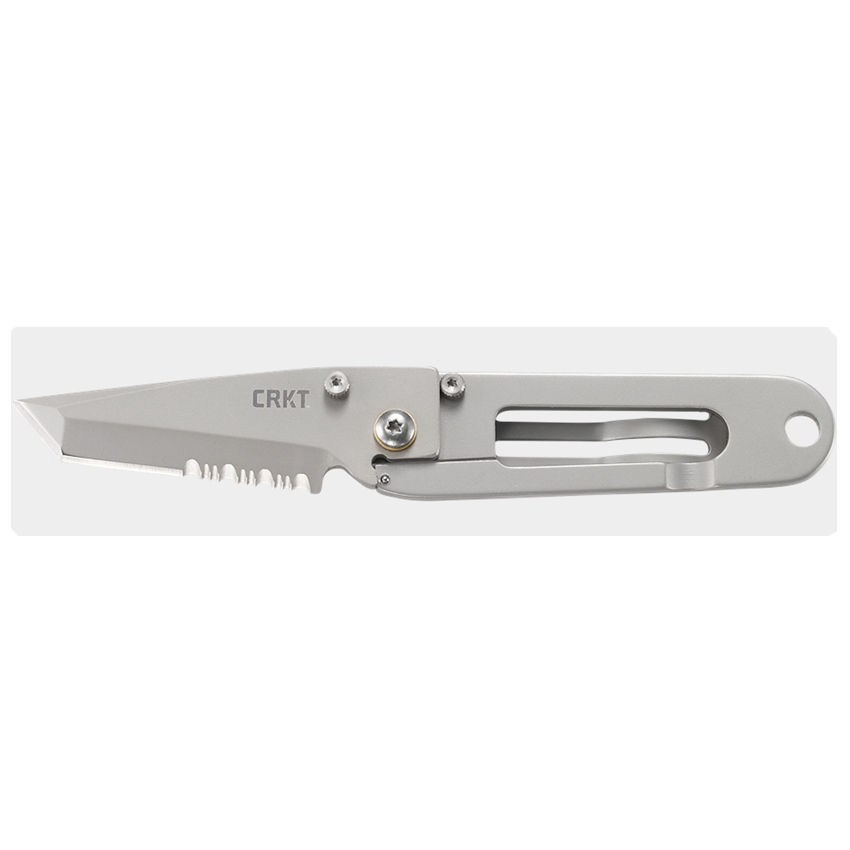 Σουγιάς K.I.S.S. Silver W/Triple Point Serrations της CRKT, VAS74223 trazeras|VAS74223