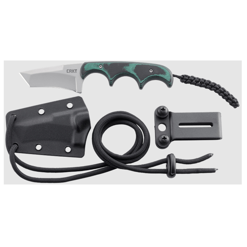 Μικρό Μαχαίρι Minimalist Tanto (Green/Black) της CRKT, VAS74224 trazeras|VAS74224