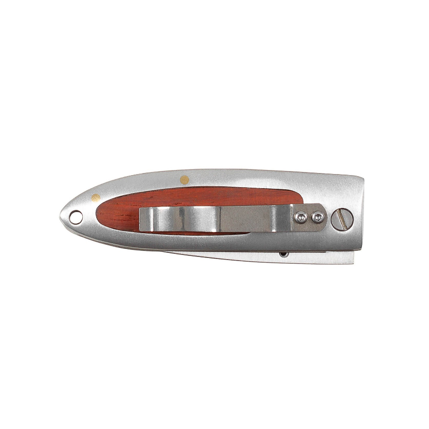 Σουγιάς Jack Knife, One-Handed, Silver, Wooden Insert της Fox Outdoors MAX74392 trazeras|MAX74392