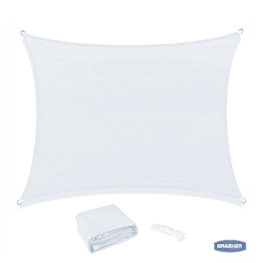 Τετράγωνο Πανί Σκίασης 3,6x3,6m (White) της Grasher STB74638 trazeras|STB74638