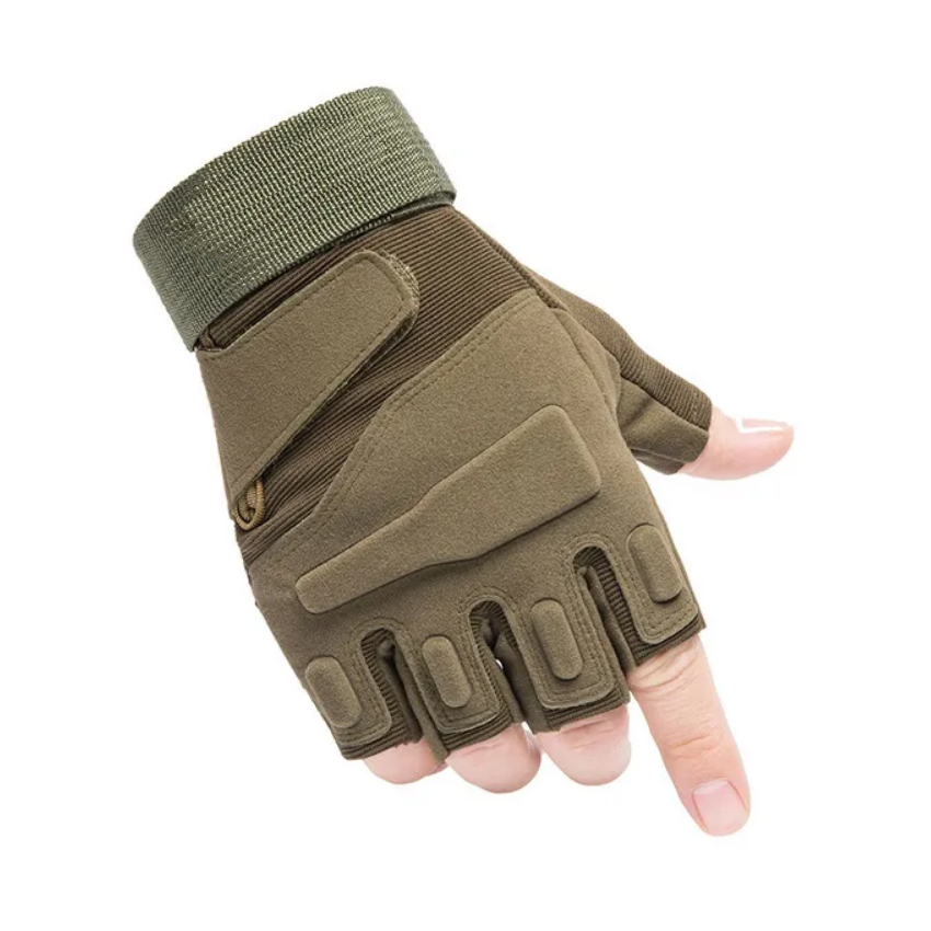 Επιχειρησιακά Γάντια Commando Half Finger (Olive) της Trazeras Army KSMB75056 trazeras|KSMB75056