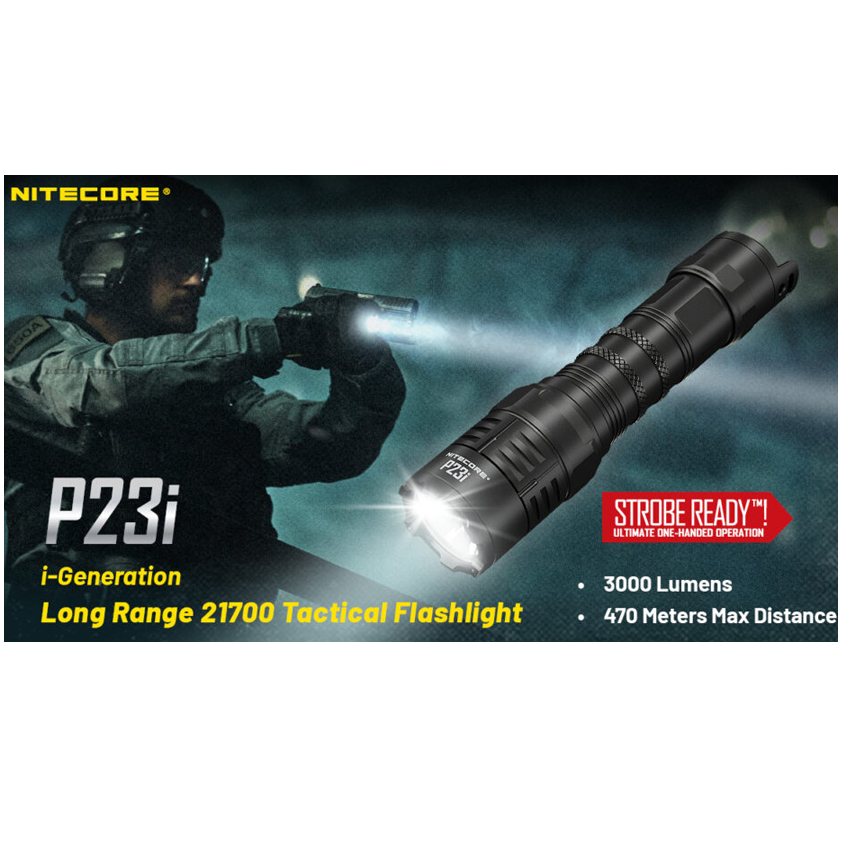 Επιχειρησιακός Φακός Precise P23i Taxtical Strobe Ready της Nitecore VAS75254 trazeras|VAS75254