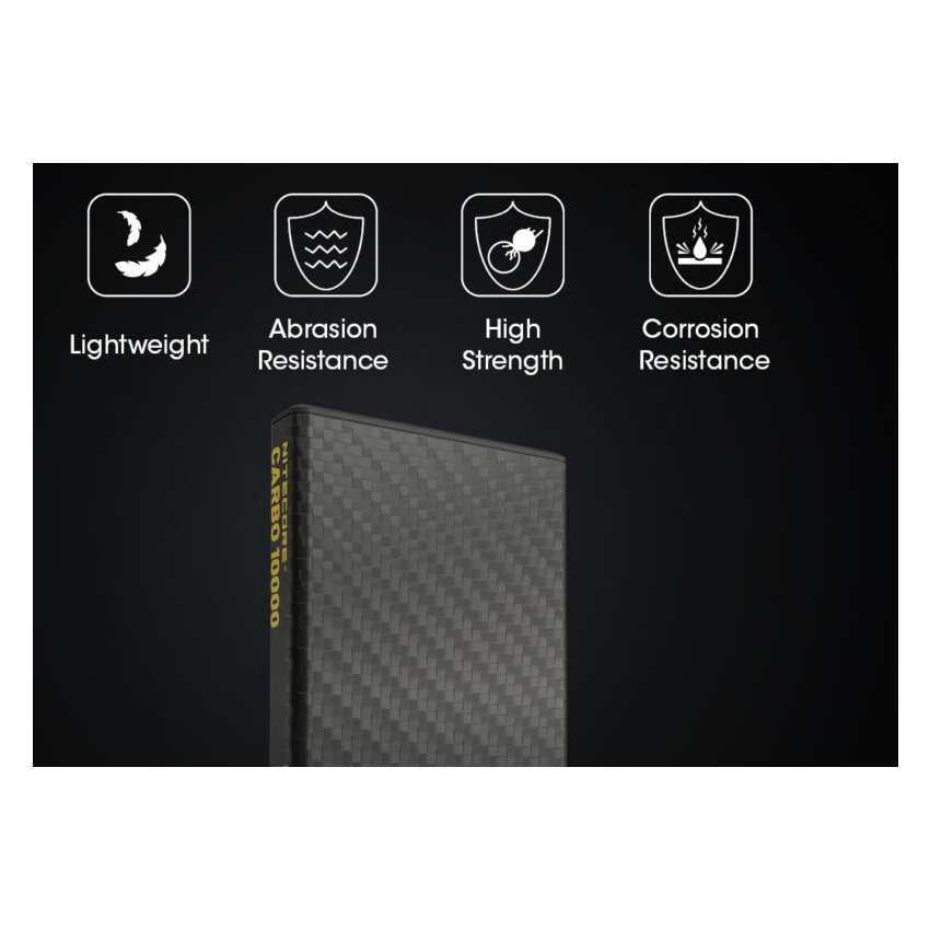 Ελαφρύ Power Bank NB10000, Upgraded Versio, της Nitecore VAS75307 trazeras|VAS75307