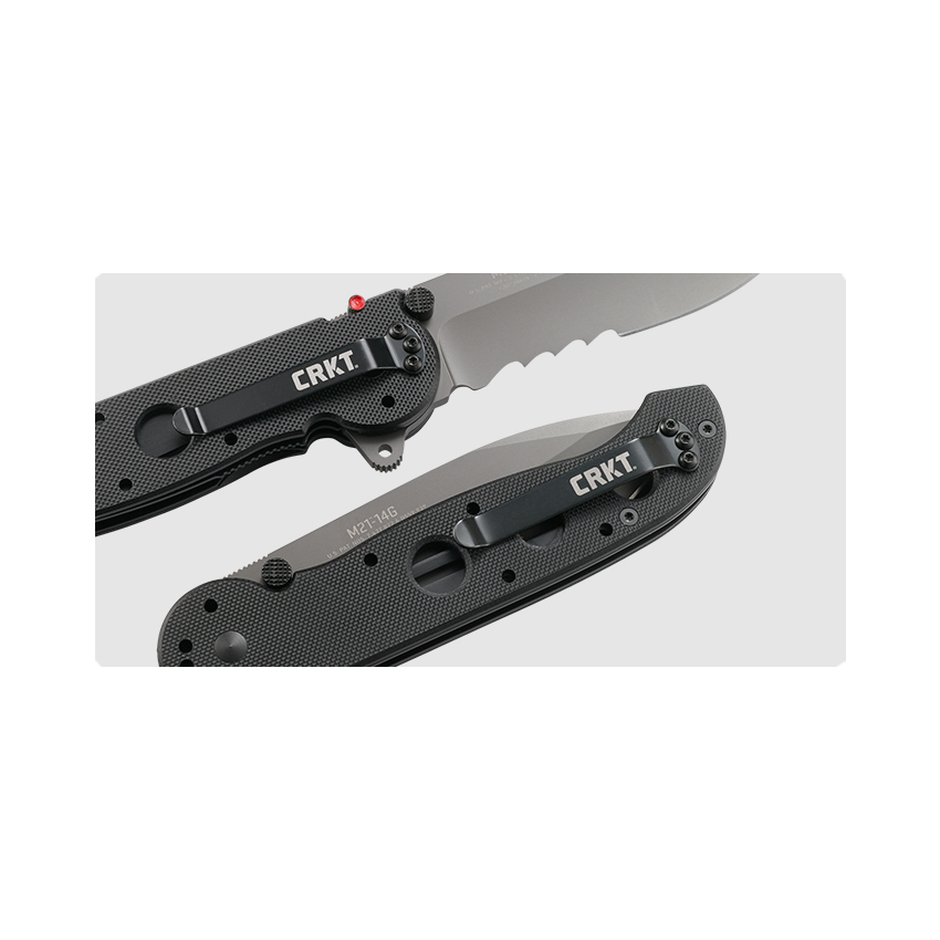 Σουγιάς M21-14G Black G10 W/VEFF Serrations της CRKT, VAS75371 trazeras|VAS75371