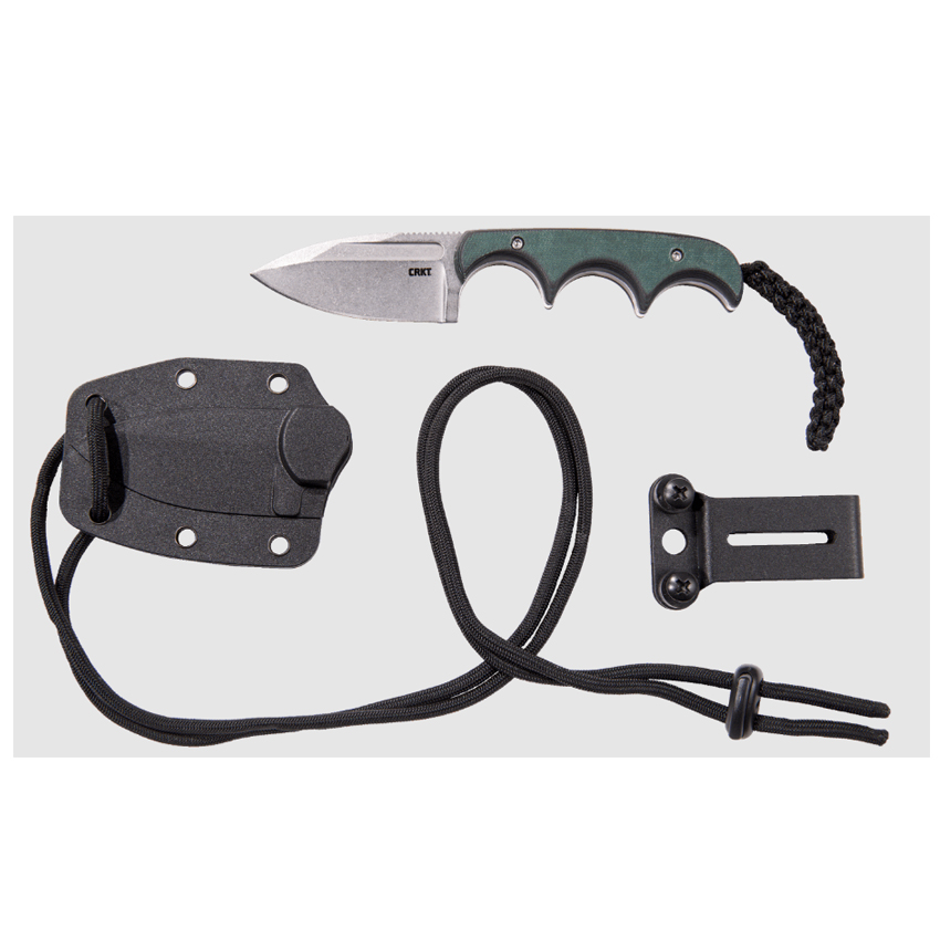 Μικρό Μαχαίρι Minimalist Spear Point (Green/Black) της CRKT, VAS75387 trazeras|VAS75387