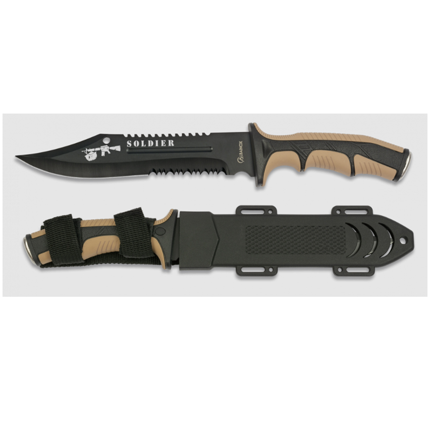 Μαχαίρι Tactical Knife Soldier (Coyote) της Albainox VAS75554 trazeras|VAS75554