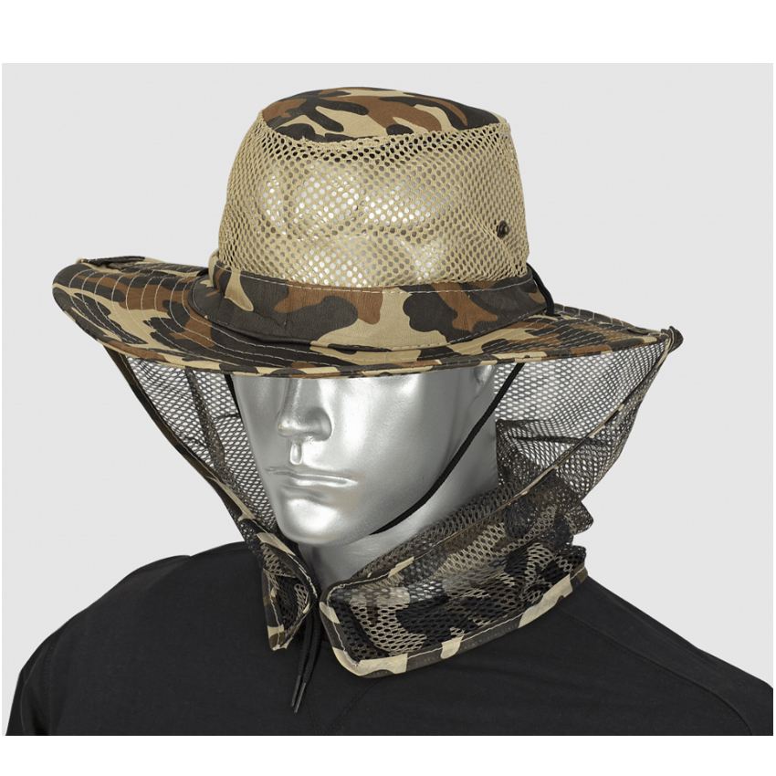 Καπέλο Boonie Mosquito Net (Brown Camo) της Barbaric VAS75679 trazeras|VAS75679