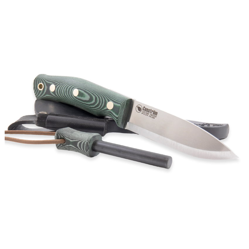 Μαχαίρι No.10 Swedish Forest Knive Micarta Stainless Steel με Σπινθηριστή της Casstrom, VEL75987 trazeras|VEL75987