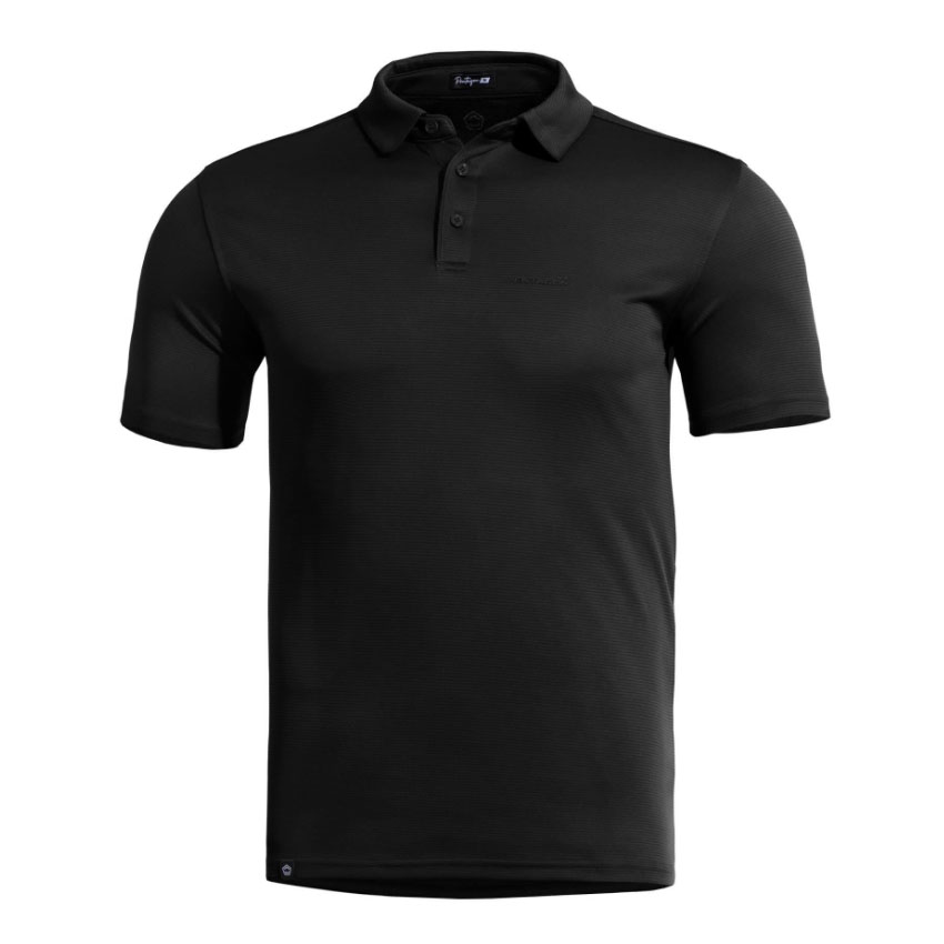 Κοντομάνικη Μπλούζα Polo Vanquish Performance (Black) της Pentagon PEN76311 trazeras|PEN76311