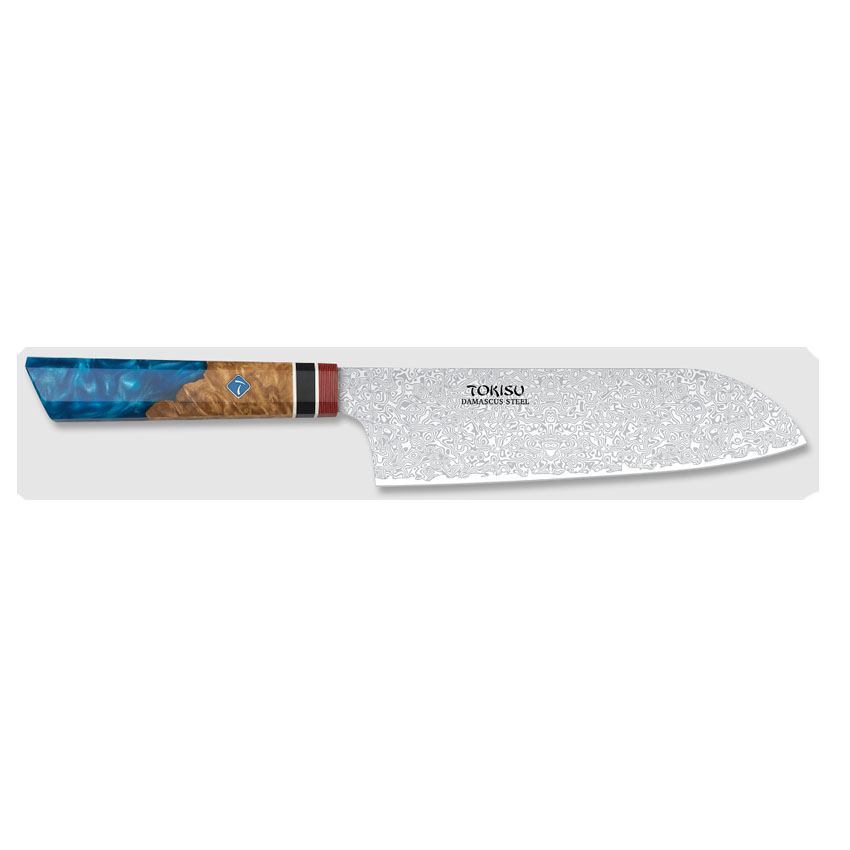 Μαχαίρι Κουζίνας Santoku, Damascus 19.5m της Tokisu, VAS76320 trazeras|VAS76320
