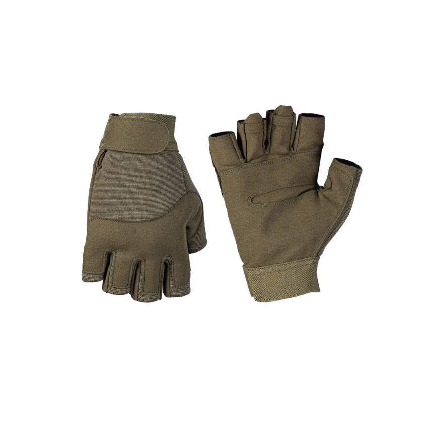 Επιχειρησιακά Γάντια Army Fingerless Gloves με Κομμένα Δάχτυλα (Olive) της Mil-Tec STU76496 trazeras|STU76496