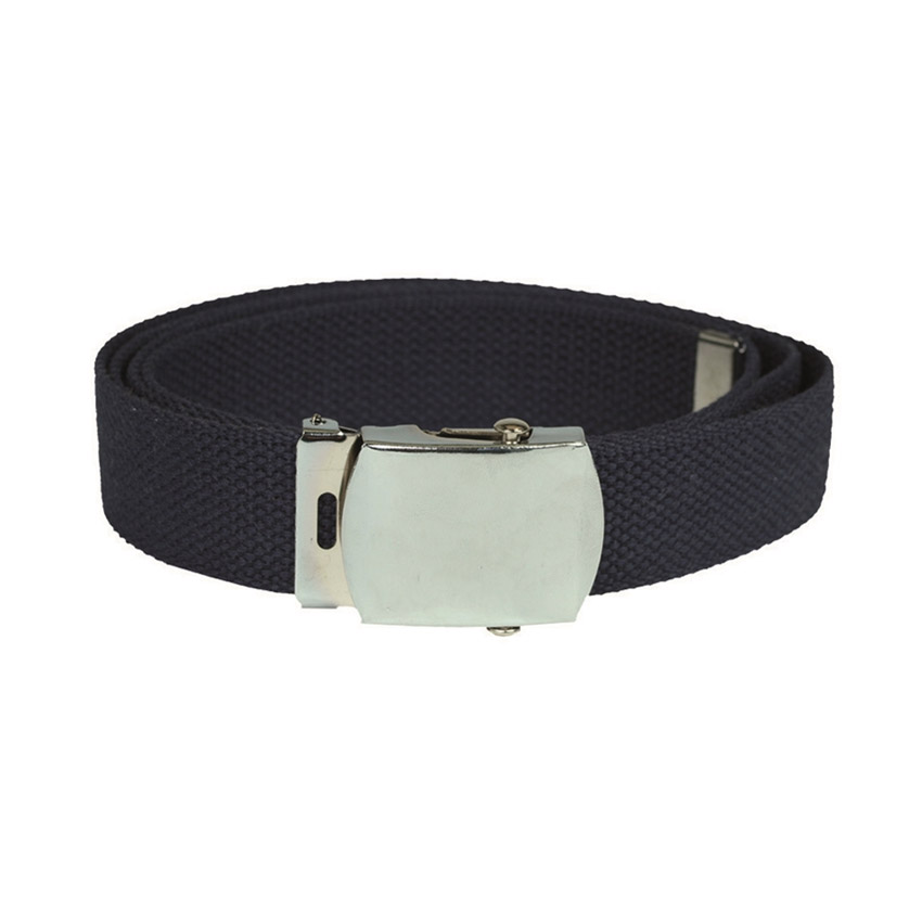 Ζώνη US OD Cotton Silver Buckle Web (Dark Blue) της Mil-Tec STU76499 trazeras|STU76499