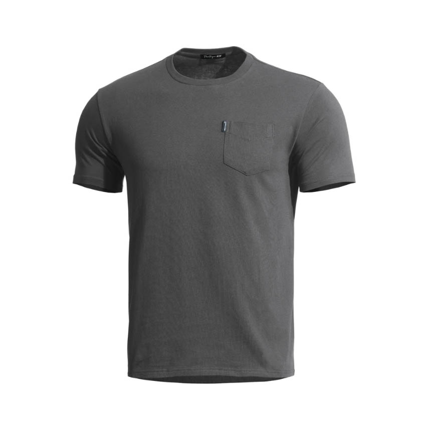 Κοντομάνικη Μπλούζα T-Shirt Ageron Pocket (Wolf Grey) της Pentagon PEN77143 trazeras|PEN77143