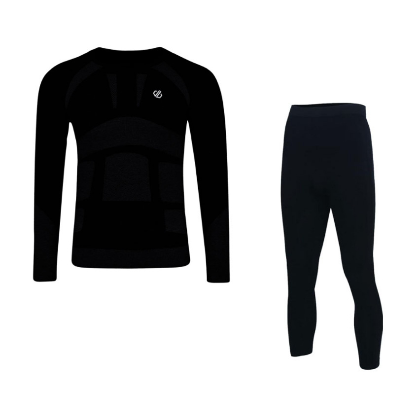 Ανδρικό Ισοθερμικό Σετ, In The Zone Long TEE (Black) της Dare2B, POL78410 trazeras|POL78410