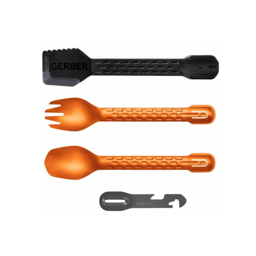 Έξυπνο Σετ Φαγητού Compleat Flat (Orange/Black) της Gerber TSO78684 trazeras|TSO78684