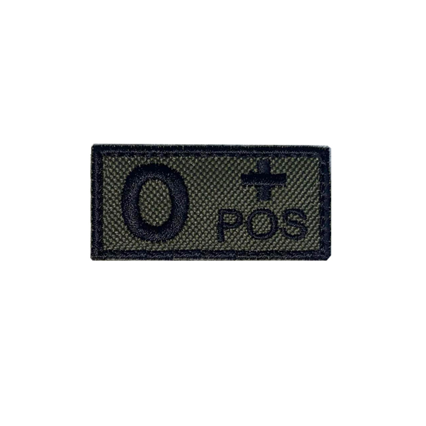 Υφασμάτινο Σήμα Ομάδα Αίματος O+ (2,5x5cm) της Chris TRA78760 trazeras|TRA78760