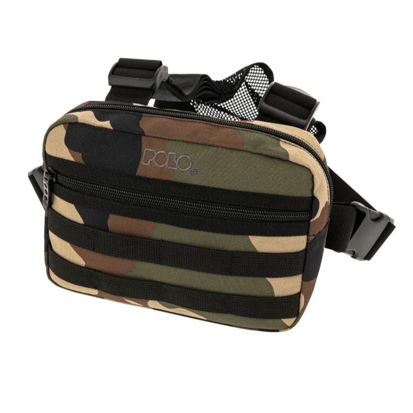 Τσαντάκι Στήθους Trap Τύπου Warcore (USA Camo) της Polo POL77111 trazeras|POL77111