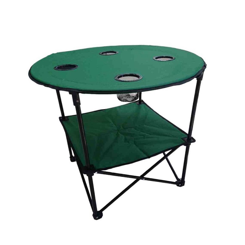 Υφασμάτινο Πτυσσόμενο Τραπέζι Camping 65x45cm (Green) TRD78976 trazeras|TRD78976