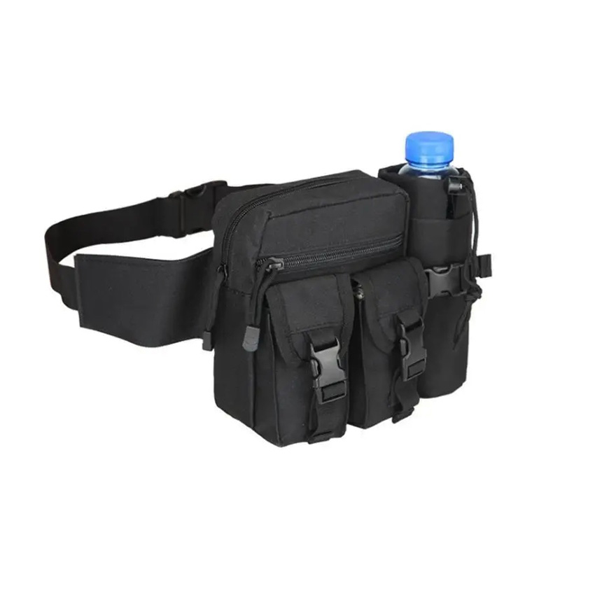 Τσαντάκι Μέσης με Θήκη Μπουκαλιού BL083 (Black) TRD79170 trazeras|TRD79170