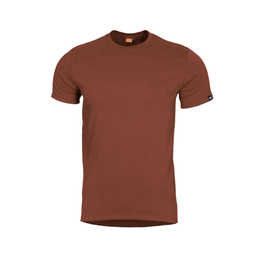 Κοντομάνικη Μπλούζα T-Shirt Ageron, Blank, Ring Spun (Maroon Red) της Pentagon PEN79699 trazeras|PEN79699