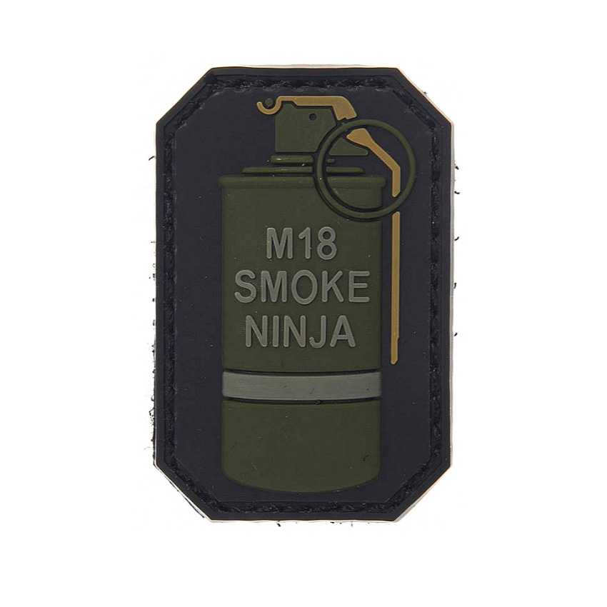 Σήμα Patch, 3D, PVC, M-18 Smoke Ninja της 101 INC, VAN79942 trazeras|VAN79942