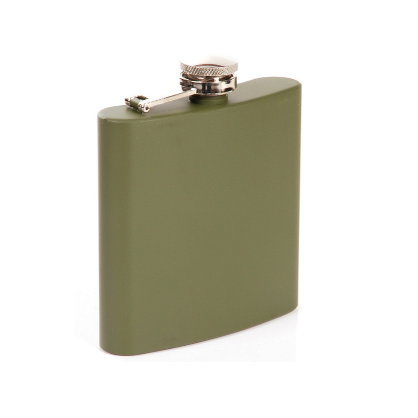 Φλασκί Stainless Steel Flask 180ml (Olive) της Fosco Industries VAN79954 trazeras|VAN79954