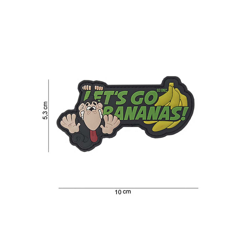Σήμα Patch, 3D, PVC, Bananas της 101 INC, VAN81591 trazeras|VAN81591