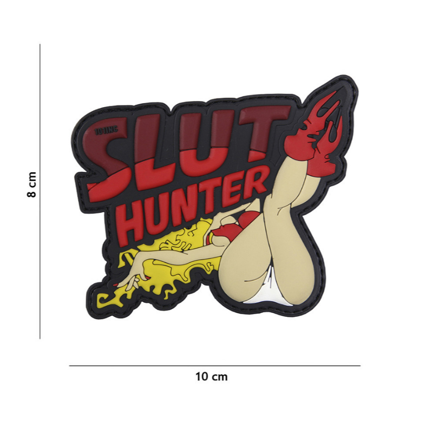 Σήμα Patch, 3D, PVC, Slut Hunter Red της 101 INC, VAN81593 trazeras|VAN81593