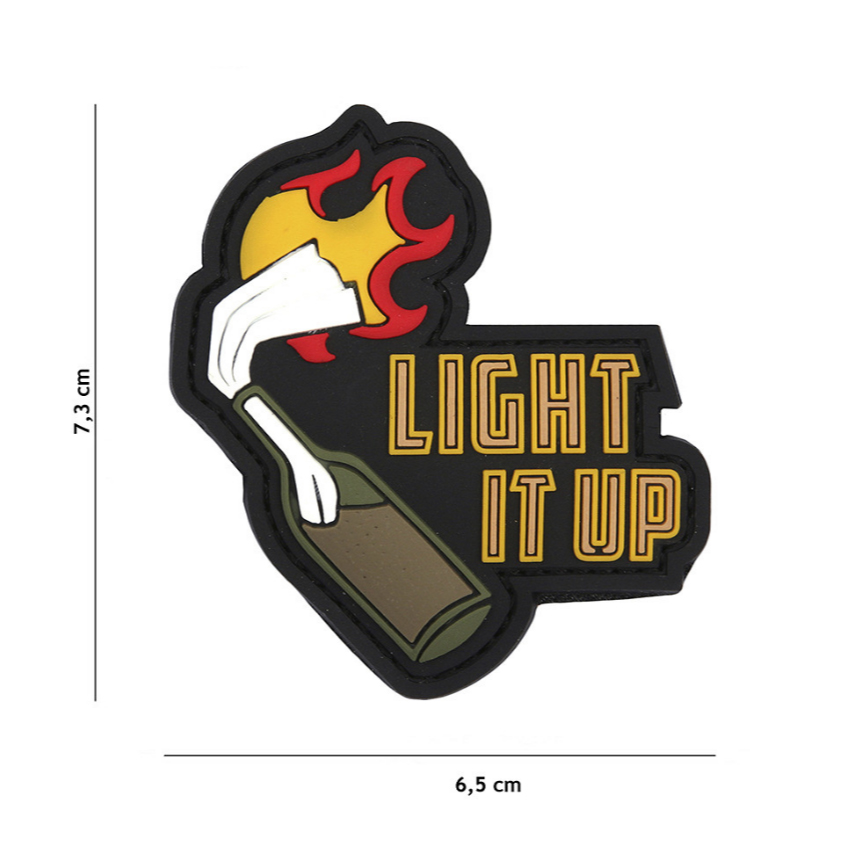Σήμα Patch, 3D, PVC, Light it up Black της 101 INC, VAN81594 trazeras|VAN81594