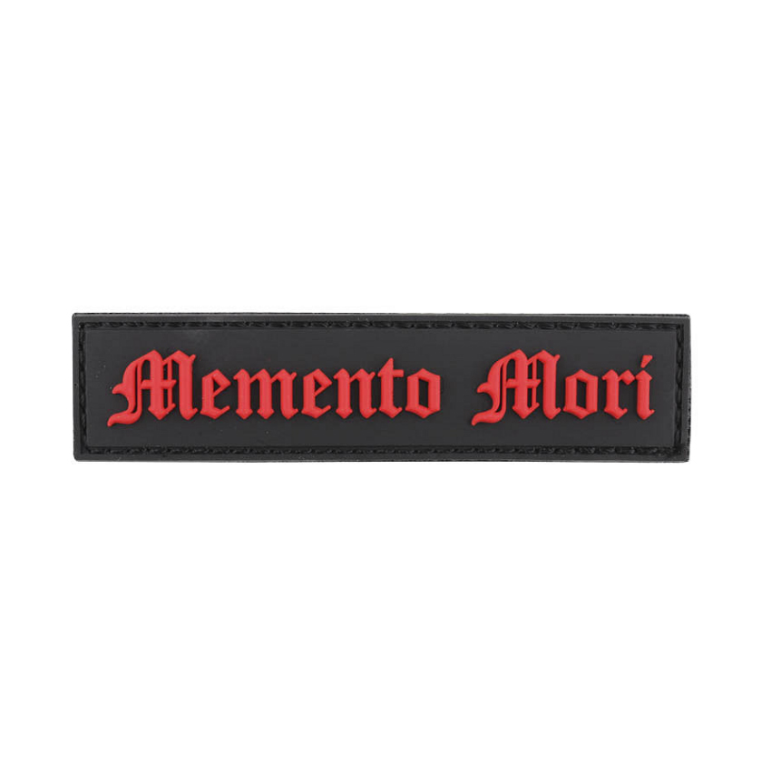 Σήμα Patch, 3D, PVC, Memento Mori Black/Red της 101 INC, VAN81596 trazeras|VAN81596