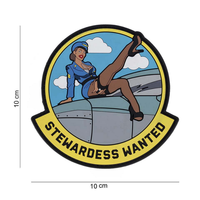 Σήμα Patch, 3D, PVC, Stewardess Wanted της 101 INC, VAN81600 trazeras|VAN81600