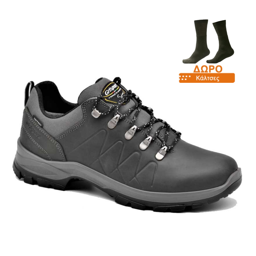 Παπούτσια Trekking Mod.14507, Low 3'' (Black) της Grisport, με Δώρο Κάλτσες GRS48991 trazeras|GRS48991