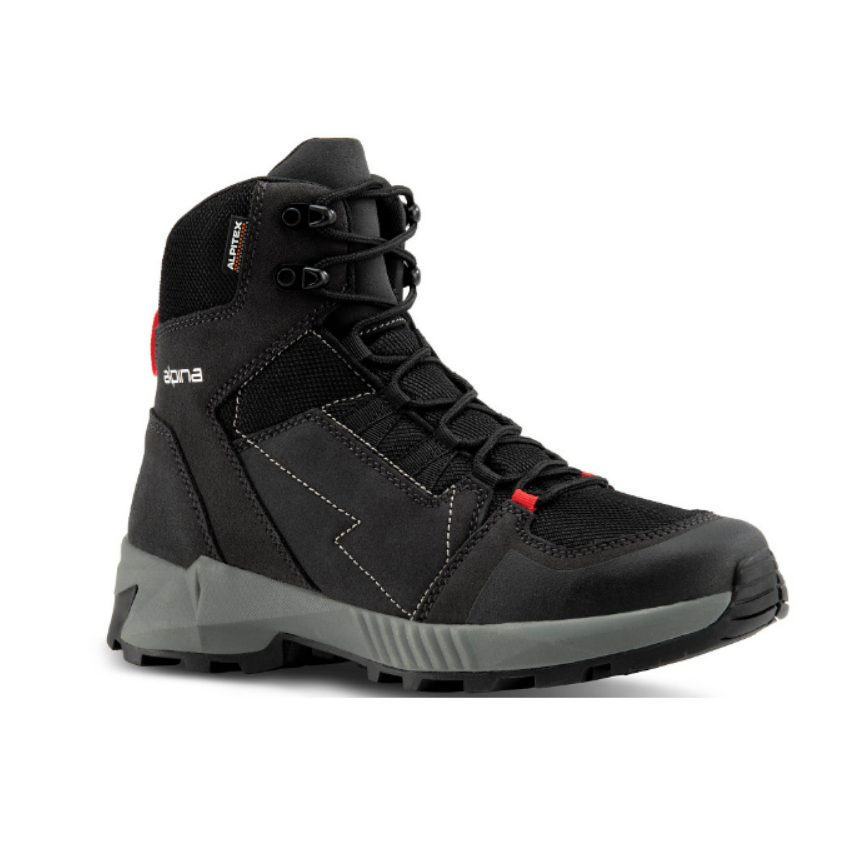 Αδιάβροχα Ορειβατικά Μποτάκια Tracker Mid 6'' (Black) της Alpina LAM71371 trazeras|LAM71371