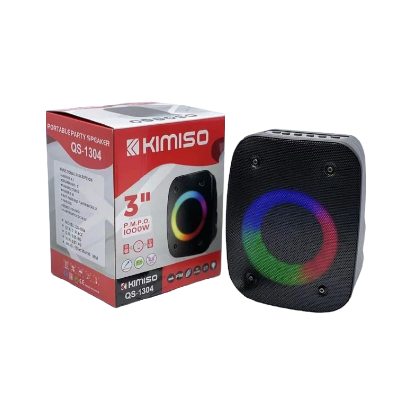 Φορητό Ηχείο Bluetooth 3” KMS με Φωτισμό LED RGB και Μικρόφωνο Καραόκε, TRD81864 trazeras|TRD81864