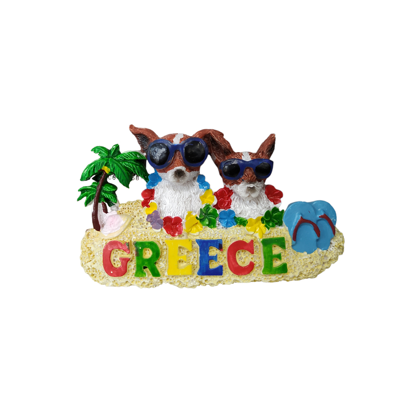 Tουριστικό Μαγνητάκι, Greece, Dogs, TRD82734 trazeras|TRD82734