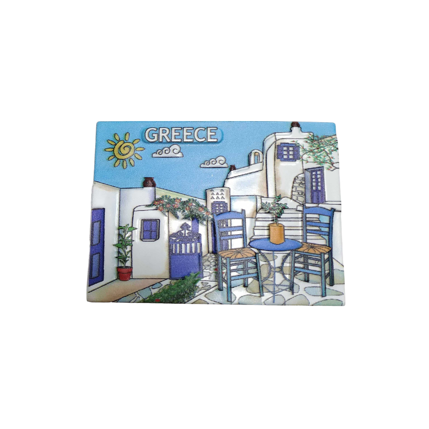 Tουριστικό Μαγνητάκι Greece, Chairs, TRD82744 trazeras|TRD82744
