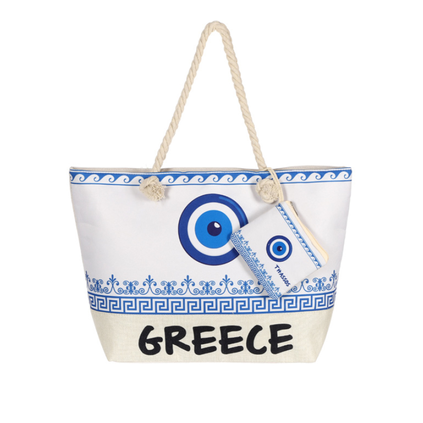 Τσάντα Θαλάσσης Μάτι Greece, Mod.414739 της Nysa NYS82788 trazeras|NYS82788